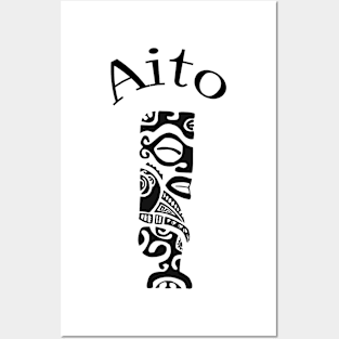 TIKI AITO (black) Posters and Art